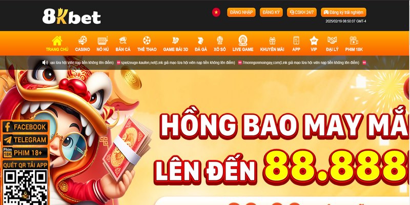 8KBET khẳng định vị thế hàng đầu, trở thành sân chơi đẳng cấp